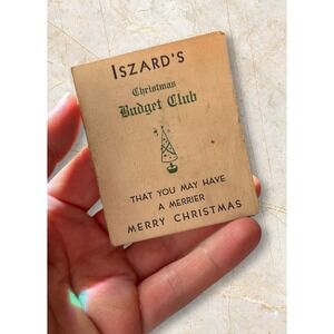1930s Izards department store christmas ephemera